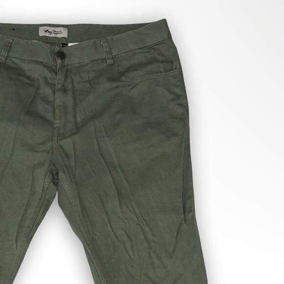 LRG True Taper Olive Green Stretch Twill Jeans 38x34 - Picture 5 of 6